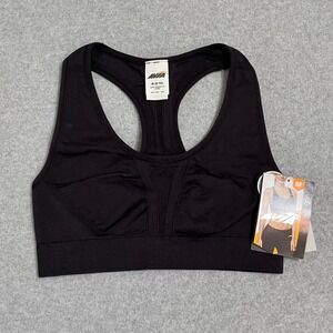 Avia Sports Bra Womens Medium Black Seamless Reversible New